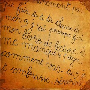 lettre enfance