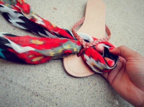 Comment fabriquer de confortables sandales pleines de couleurs avec un ...