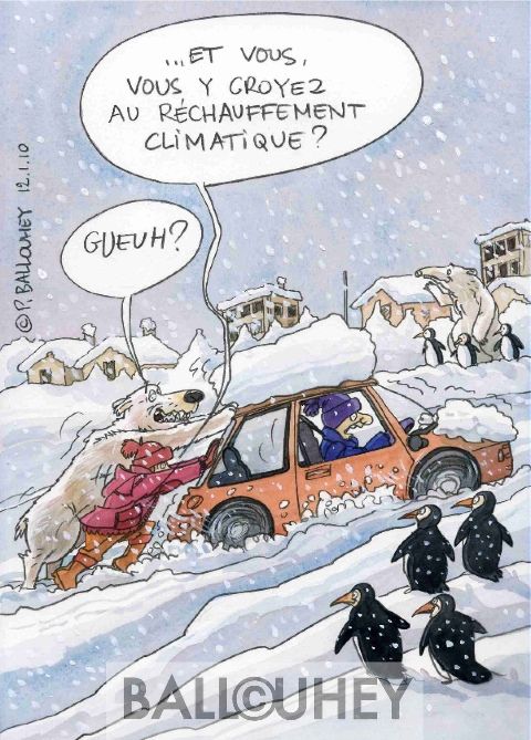 LE RÉCHAUFFEMENT CLIMATIQUE