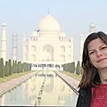 Flo au Taj Mahal