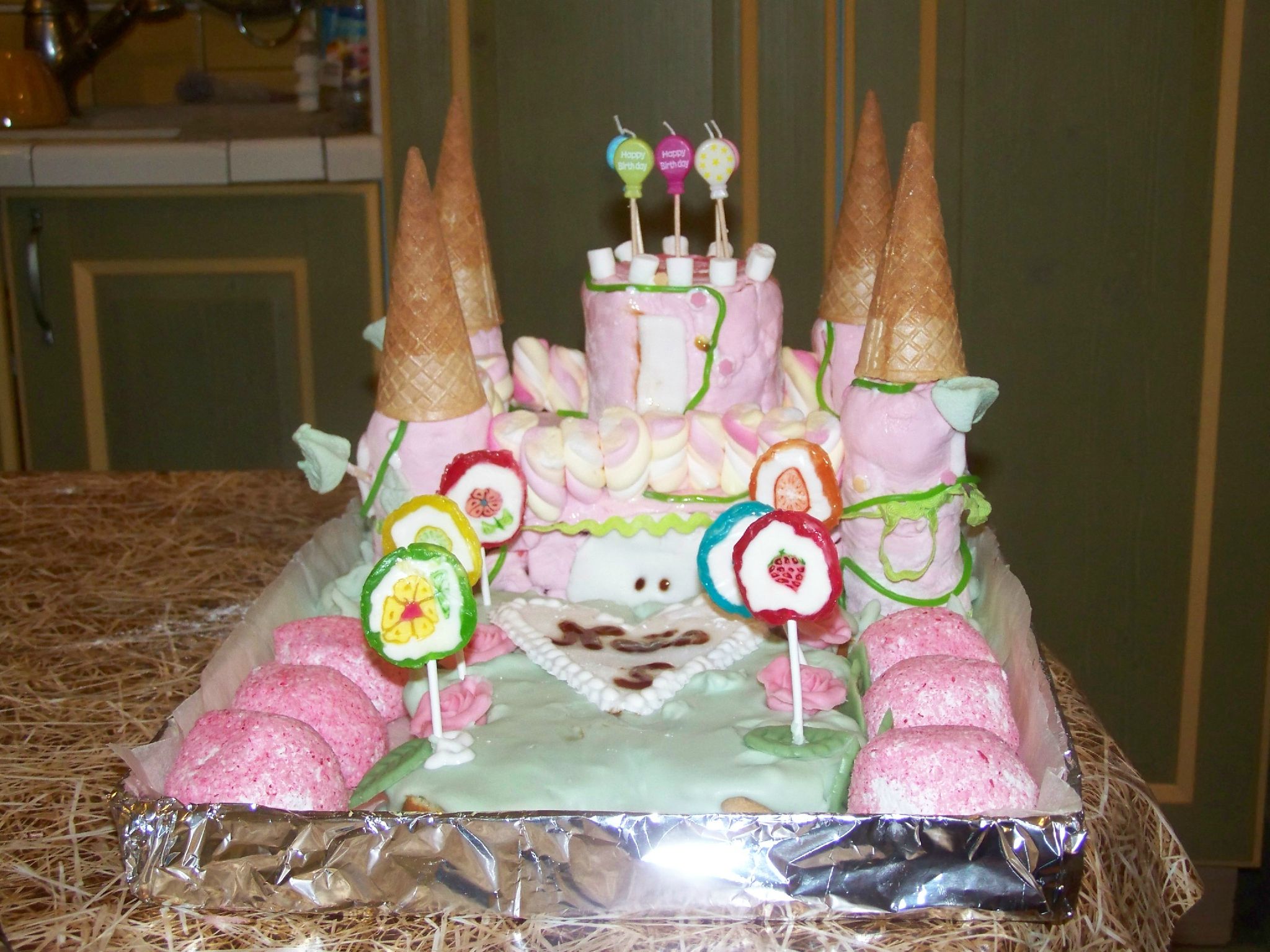 Gateau danniversaire chateau de princesse