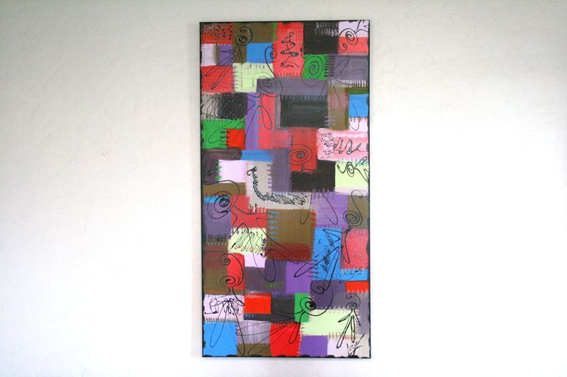 L art contemporain, abstrait a travers mes toiles. artiste cotee ... Artistes contemporain noir et blanc