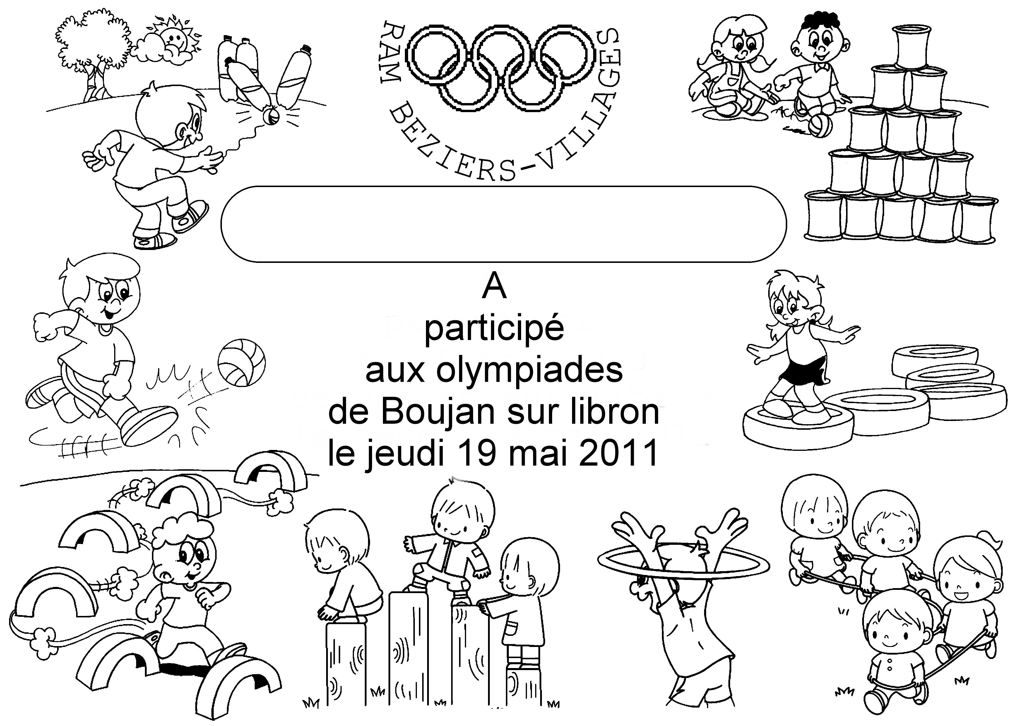 Diplome rencontre sportive maternelle
