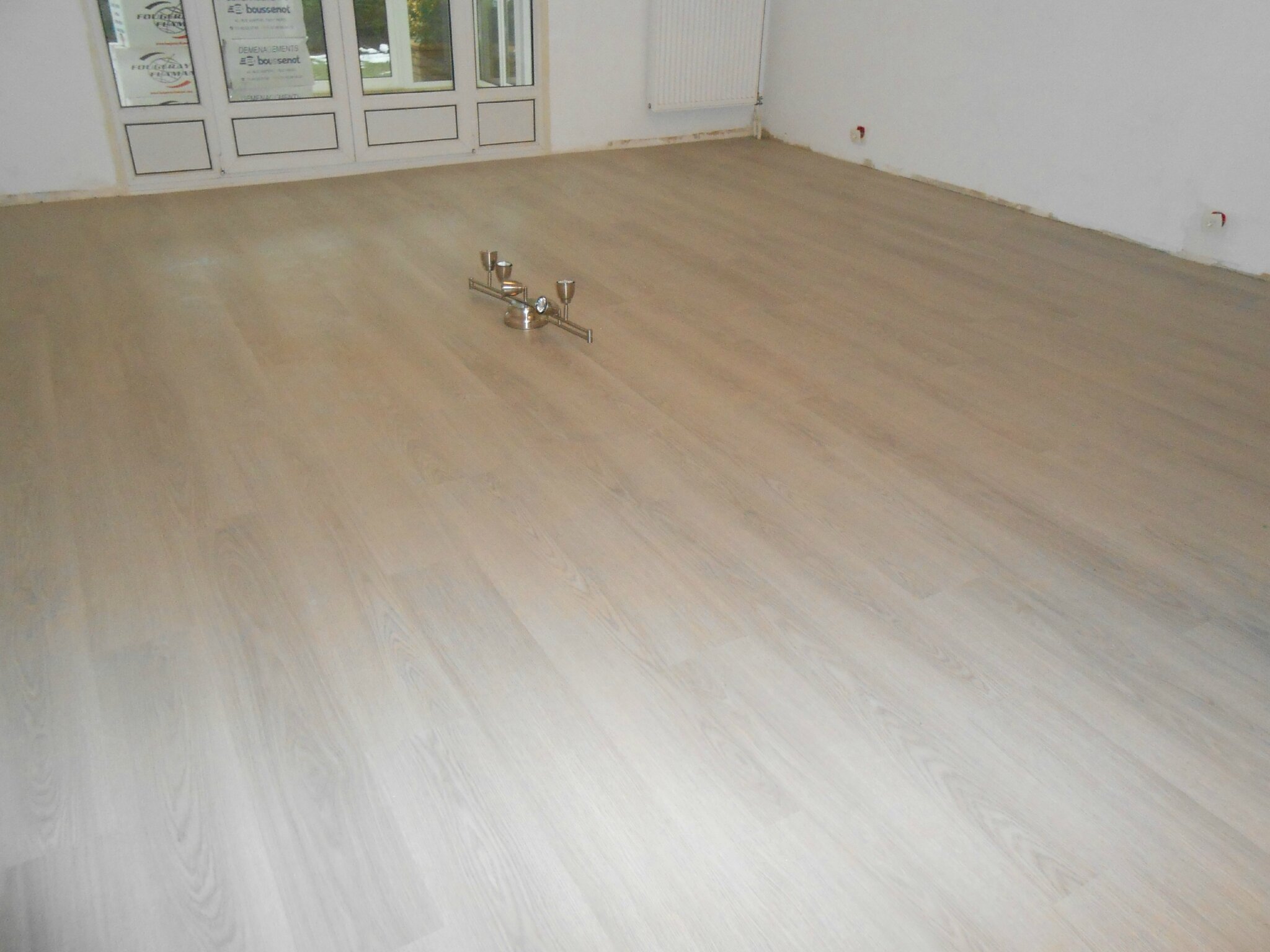 Le sol parqueté our new house