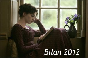 Anne Hathaway as Jane Austen reading