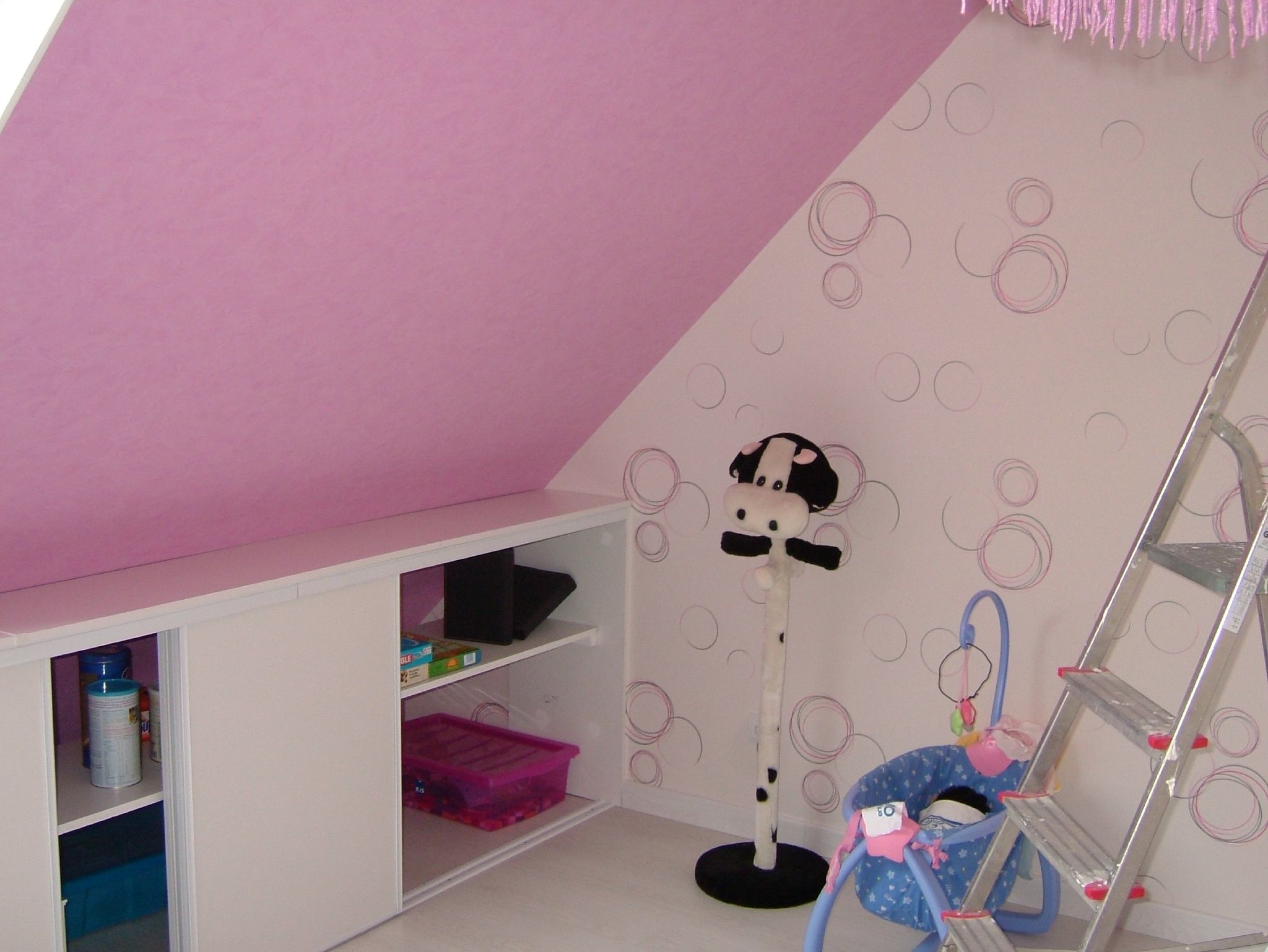 Déco chambre fille sous comble