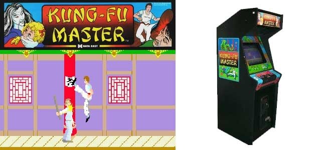borne arcade kung fu master
