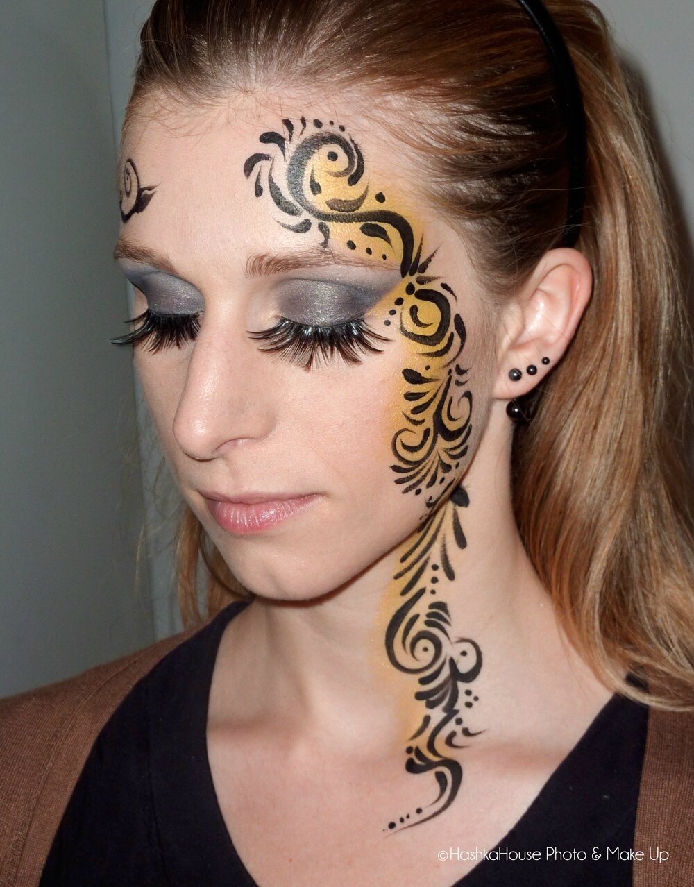 maquillage artistique arabesque