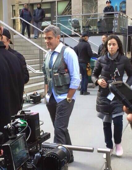 George Clooney on Money Monster Set April 10th & 11th 2015 103439431