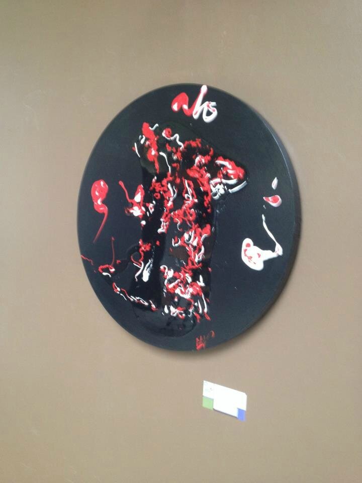 L art contemporain, abstrait a travers mes toiles. artiste cotee ... Artistes contemporain noir et blanc
