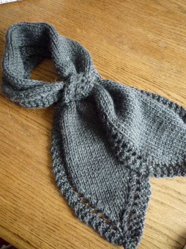 comment tricoter une echarpe feuille