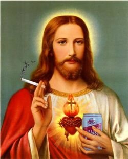 Jésus fumeur