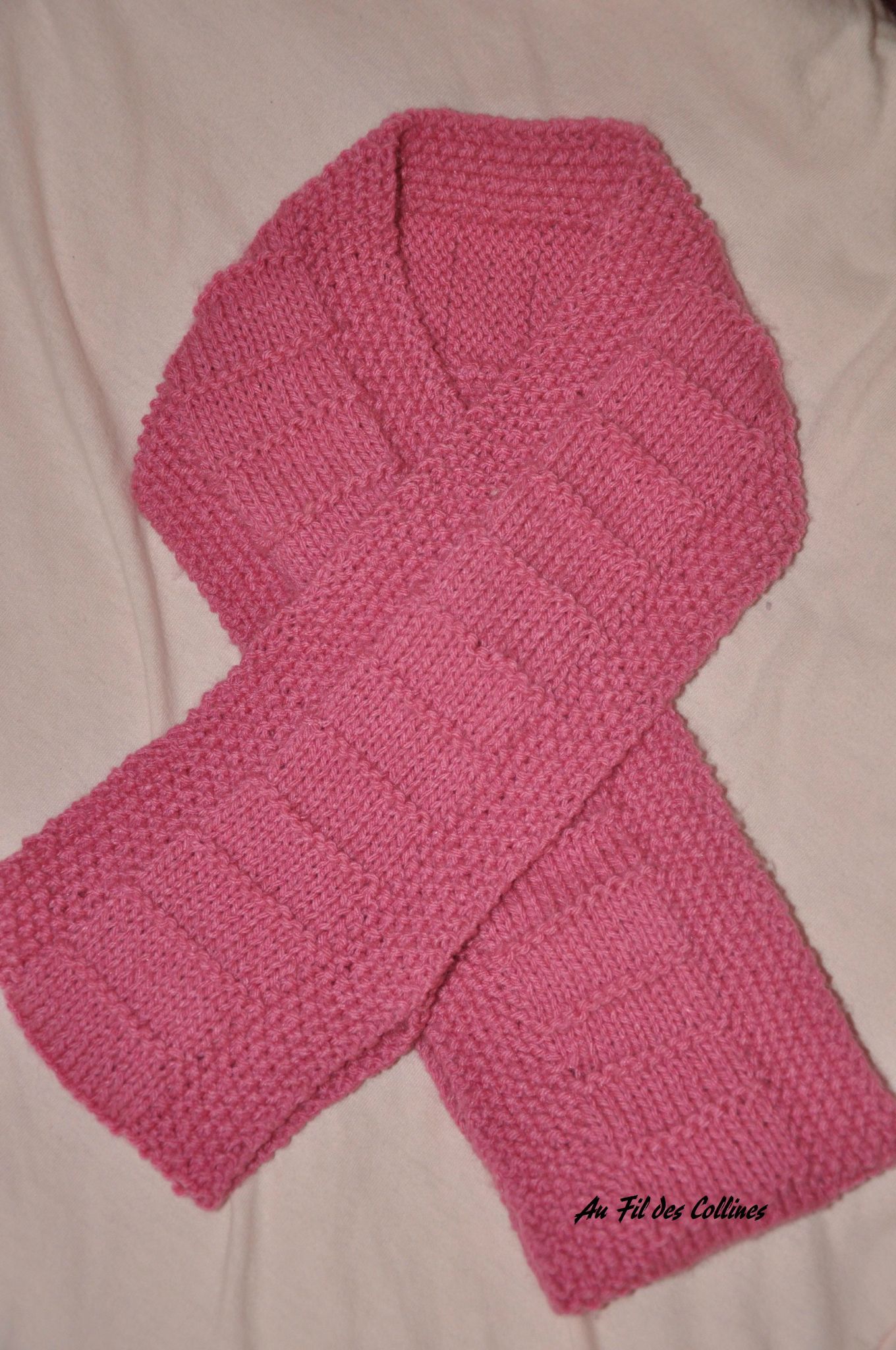 tricoter une echarpe pour fillette
