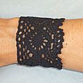 e) Dentelle - Manchette / Lace Bracelet