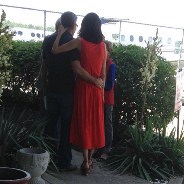 George and Amal leaving, arriving or meeting up?? 105159840