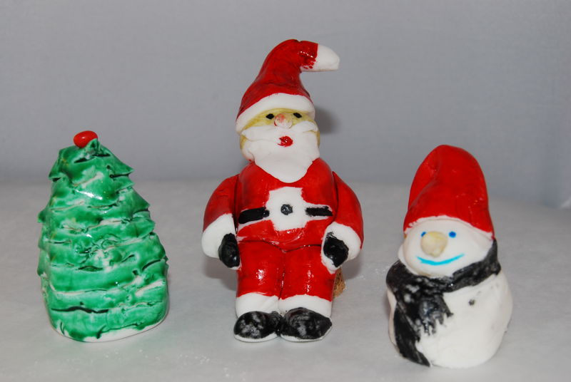 Déco de NOEL en pâte à sucre