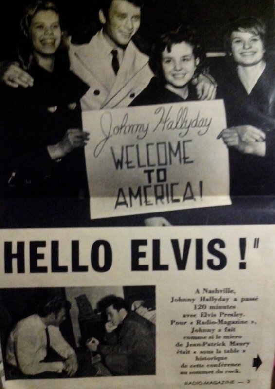 Johnny hallyday rencontre elvis presley