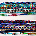 e) Manchette Bracelets Brésiliens et Bracelet Brésilien