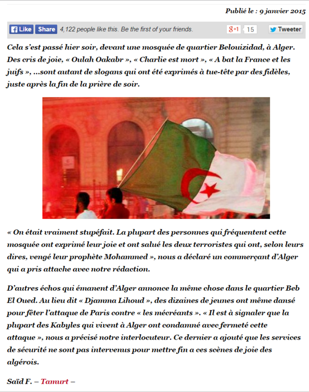c'est la joie en algérie