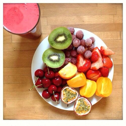 assiette de fruits