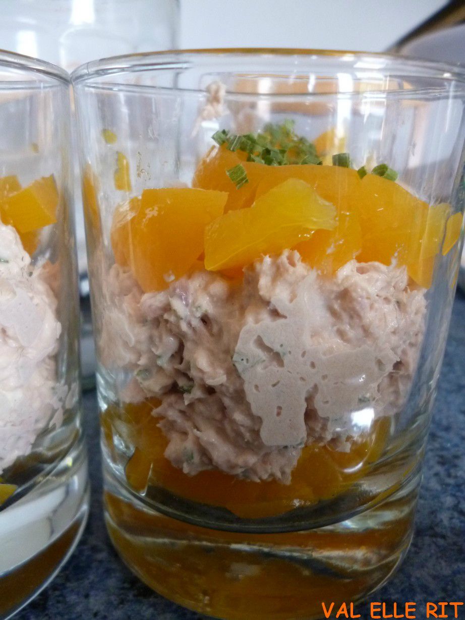 Verrine Peche Thon St Moret Thon - pêche 5 | Verrine thon, Recettes de cuisine, Verrine thon peche