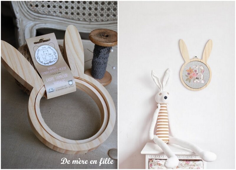 cadre tambour lapin