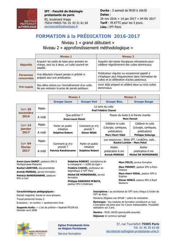 2016_0602 - Formation-PREDICATION-L