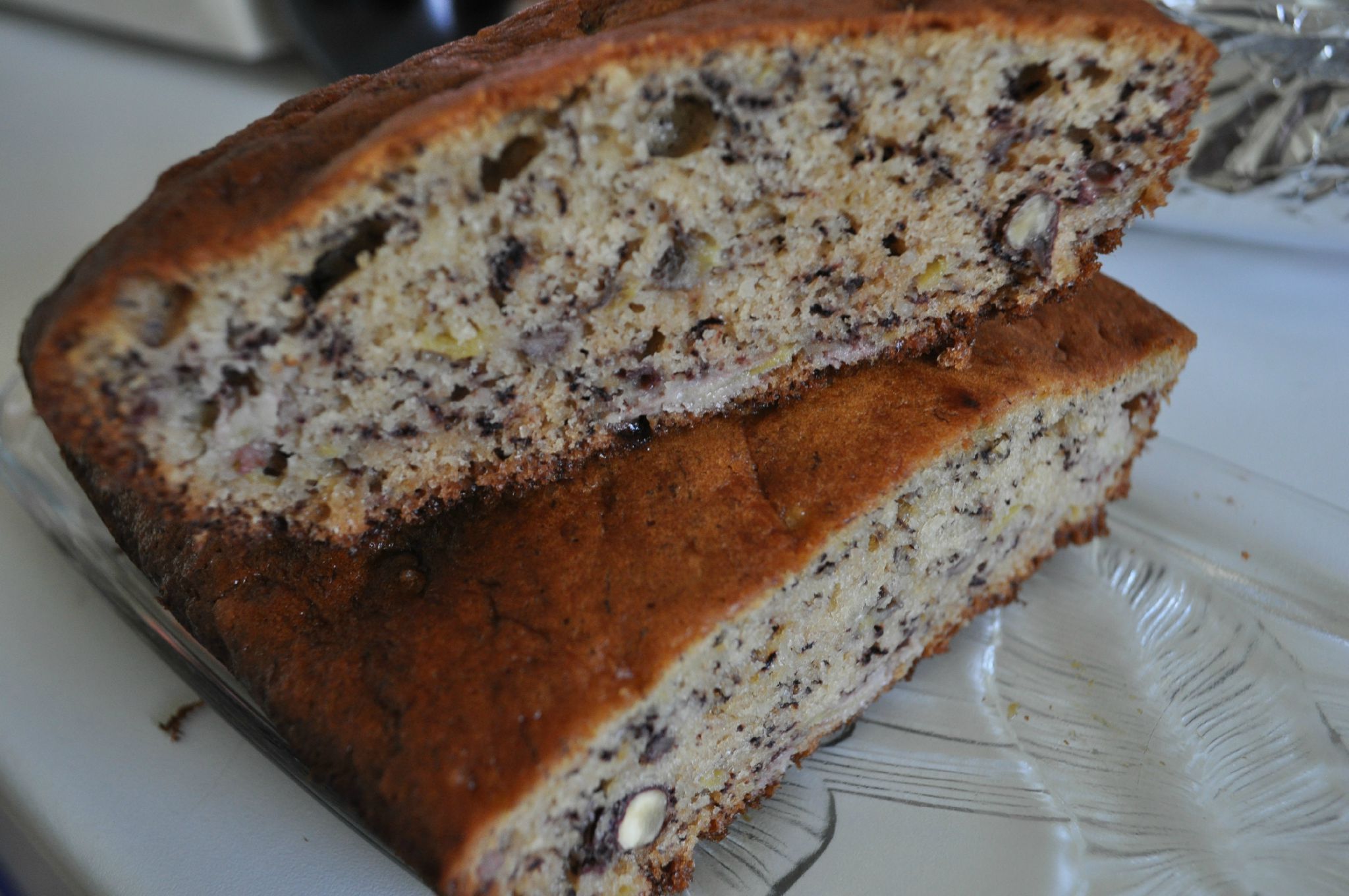 GATEAU AUX BANANES ET AUX NOISETTES