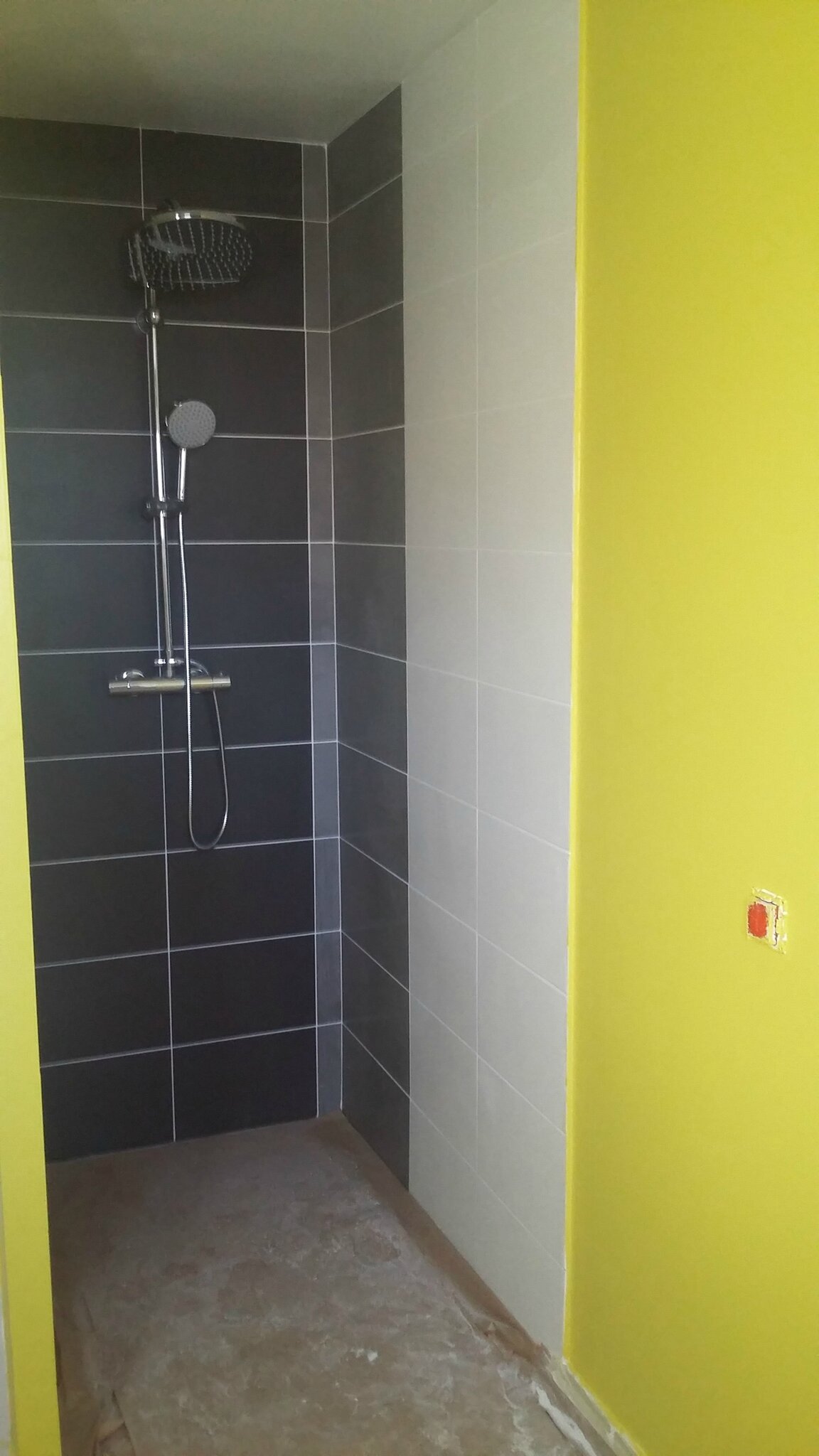 Peinture finie ! construction de notre maison phénix welcome