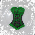 Bustier amande
