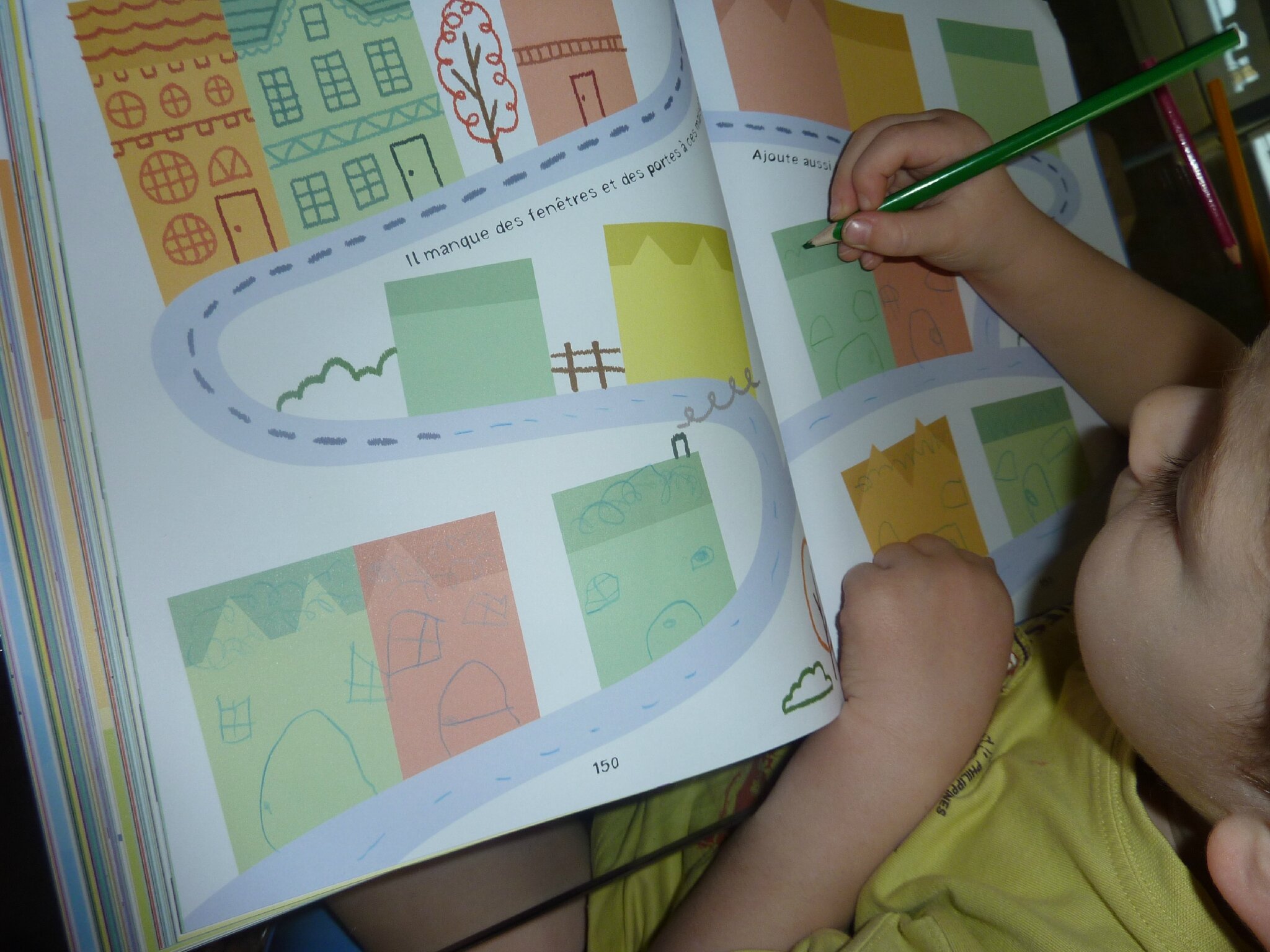 Livre de gribouillages coloriages Mes jumeaux et moi le P