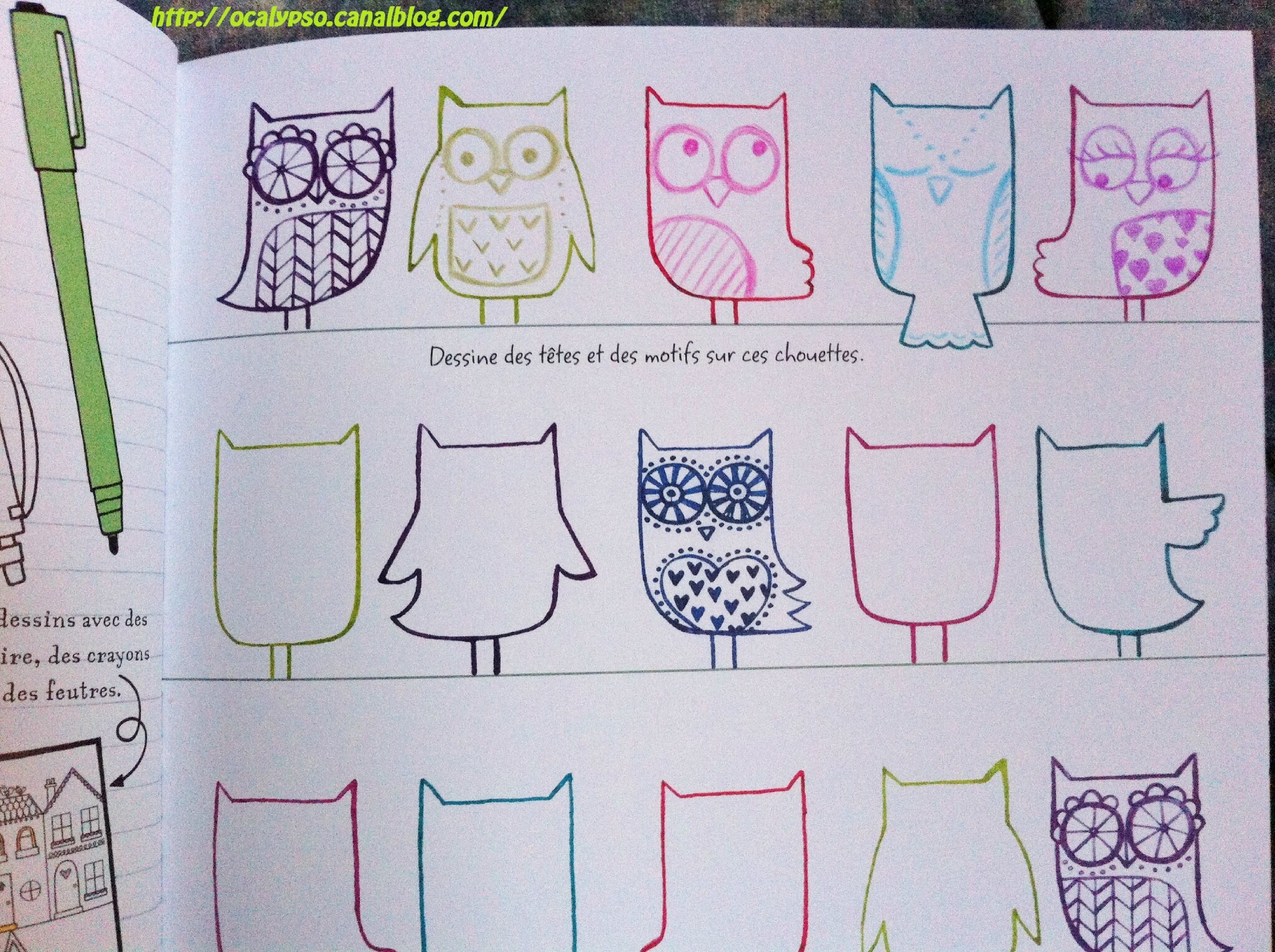 Le grand format de ce livre de coloriage permet de ne pas travailler sur des détails trop petits pour des enfants et donc de plut´t colorier ou dessiner