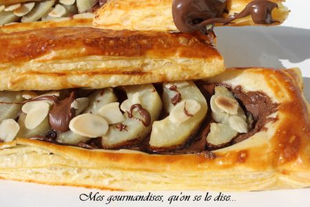 Tarte nutella,poires ultra rapide !
