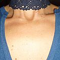 e) Dentelle - Tour de cou/collier / Lace Necklace