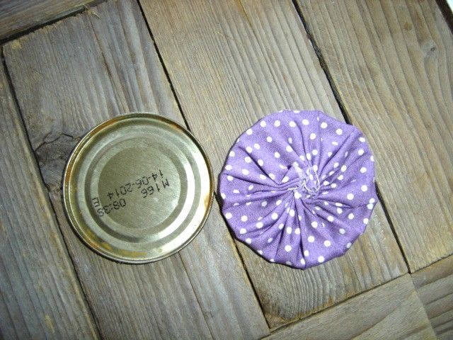 Tuto recyclage déco avec des fonds de boite de conserve
