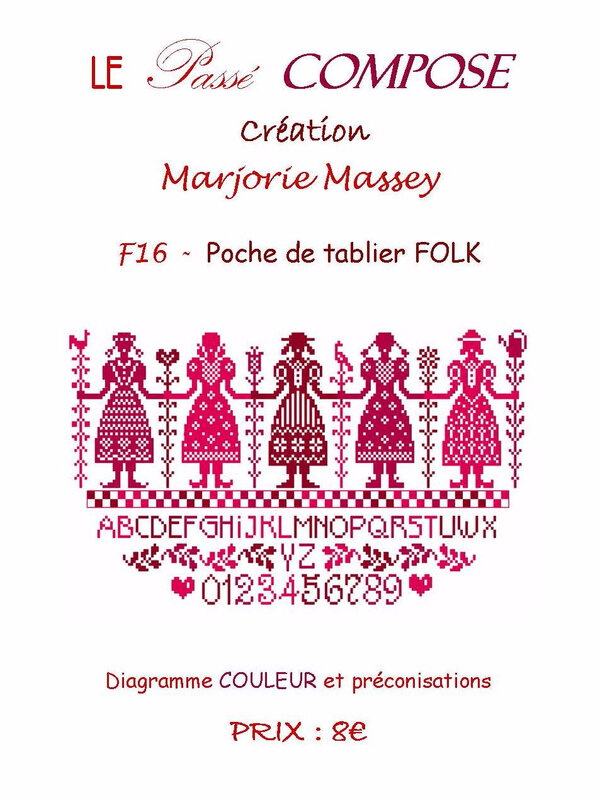 poche de tablier folk F16