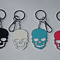 v) Porte clé Skull- Tête de mort