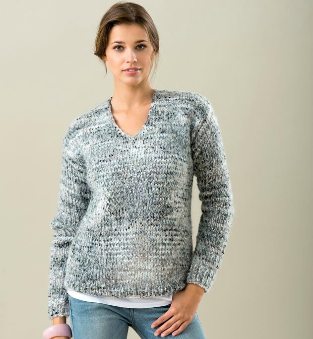 pull facile a tricoter femme gratuit