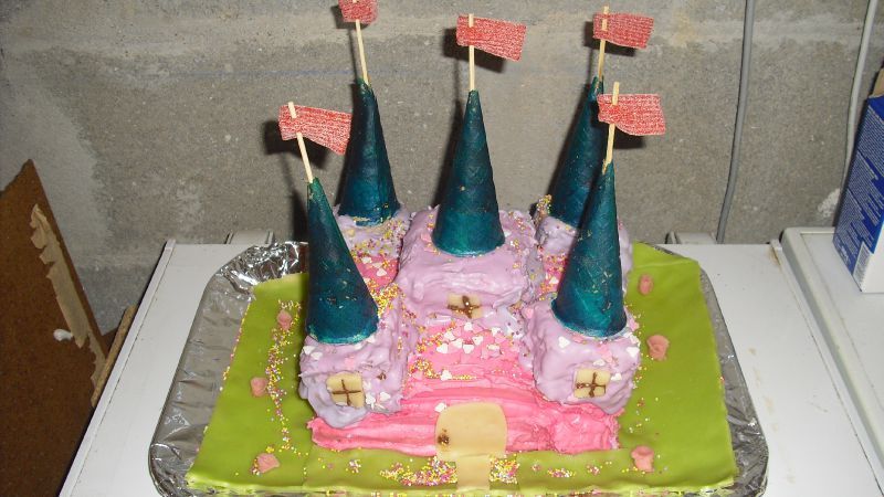 Gateau danniversaire Chateau de Princesse!!