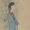 Fu baoshi & lin fengmian's fine ladies in michaan's asian auction