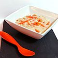 Risotto carotte et vache qui rit
