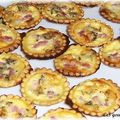 Mini-quiches à la fourme d'ambert