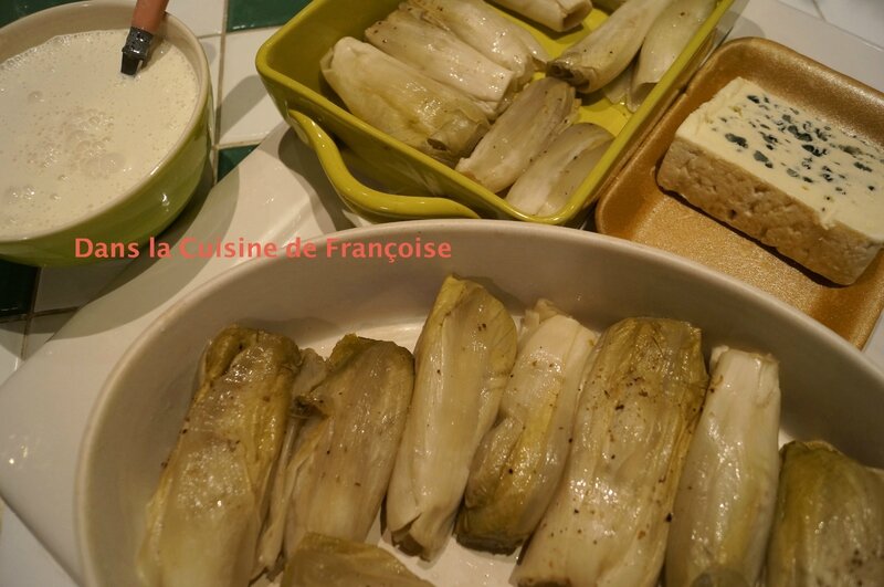 Gratin d'Endives au Lait de Soja Dans la Cuisine de Françoise