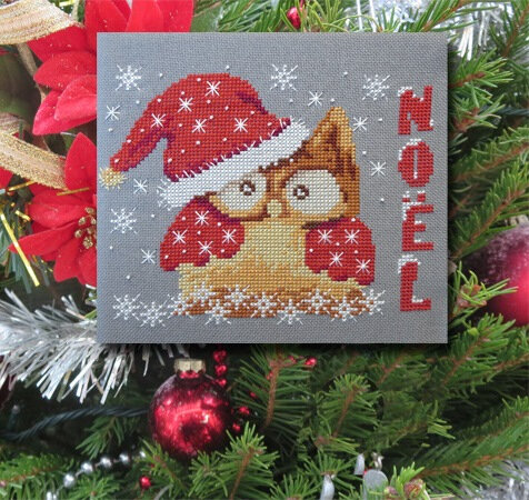 hibou de Noël