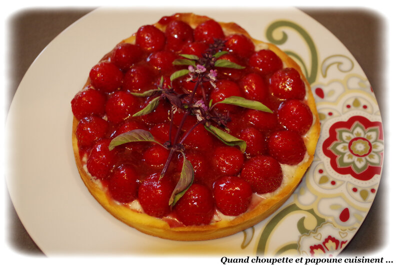 tarte aux fraises crème pâtissière-5197