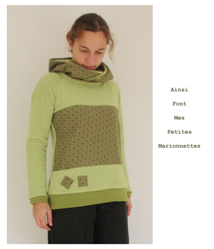sweat polaire vert 11