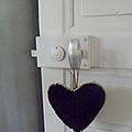 Décoration coeur au crochet