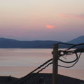 Poros-Vue du restaurant chez Dimitri