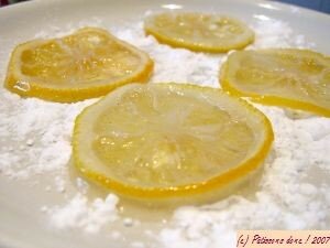 Lamelle de citron confit - Plaisirs de fruits