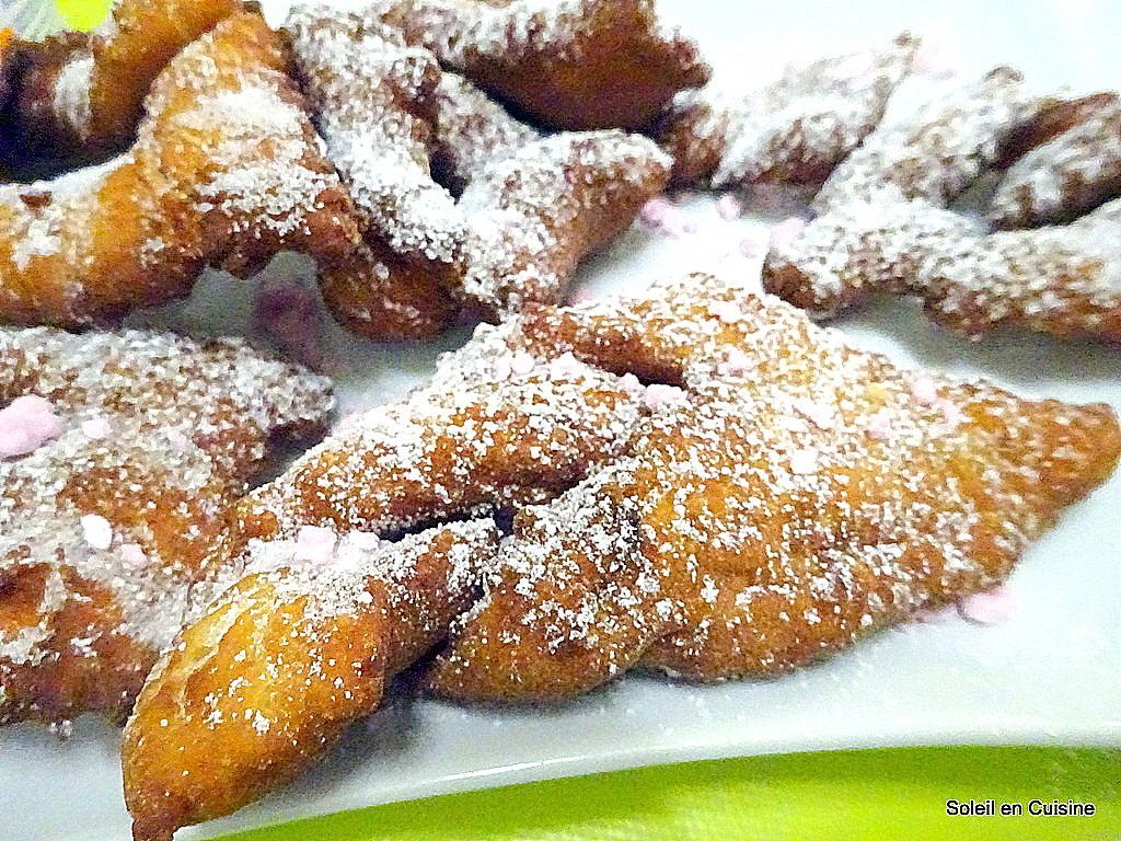 Les oreillettes provençales, beignets de carnaval - soleil en cuisine